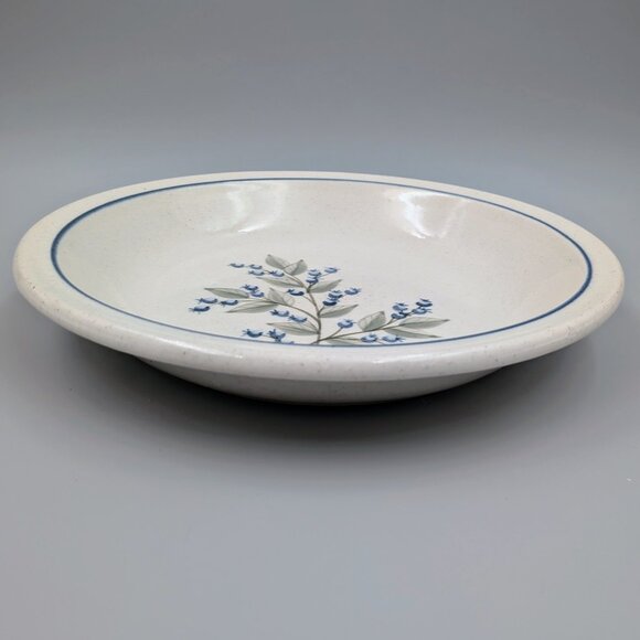 Vintage Union Stoneware Maine Blueberry Branches: Cottagecore Farmhouse Bowl - Picture 3 of 7